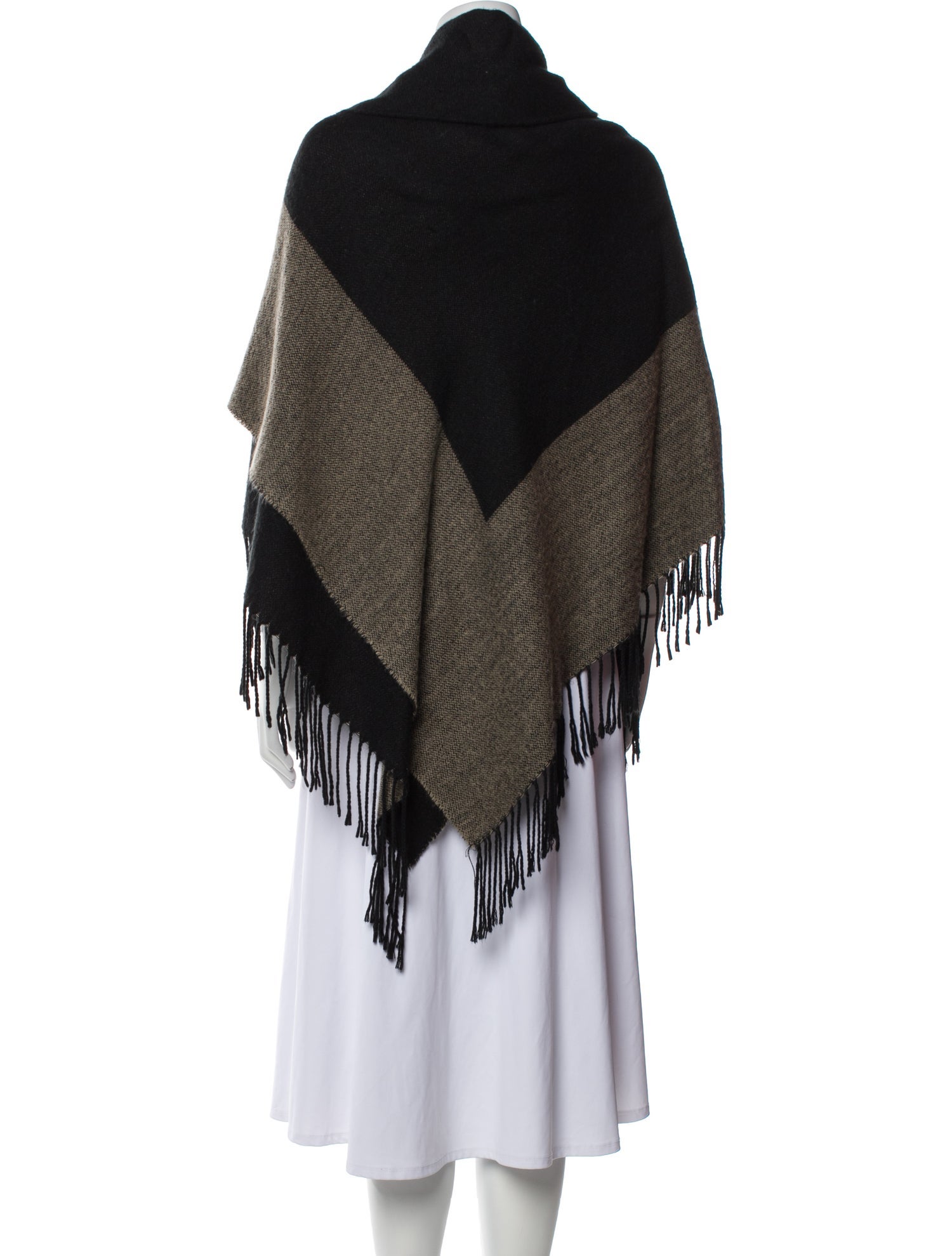 Saks Fifth Avenue Colorblock Pattern Coat